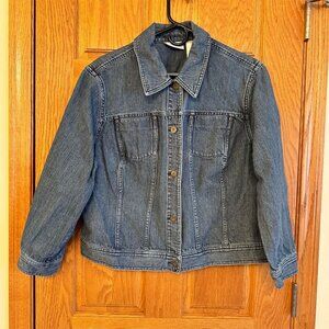 Liz Claiborne Women's Petite Denim Jacket Blue Size 2 Casual